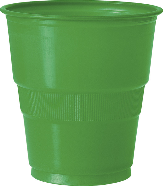 Green Plastic Cups Pk 12 Party Cups