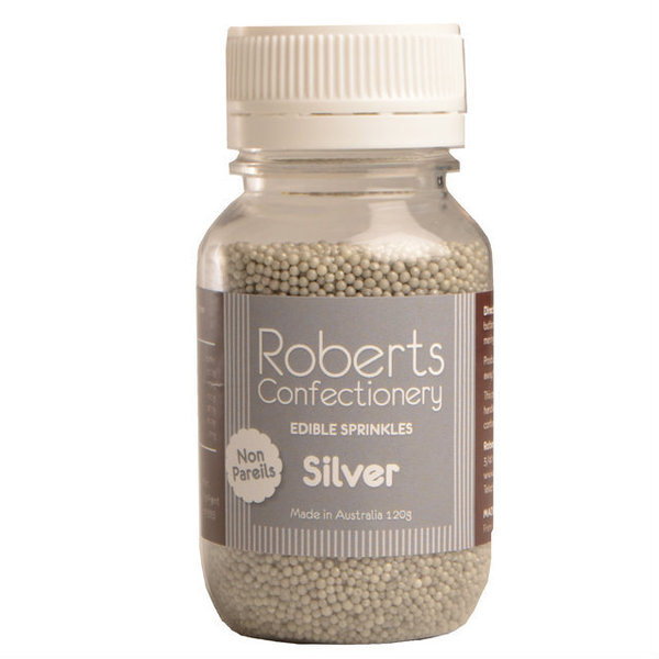 Silver Cake Sprinkles Cake Decorating Supplies