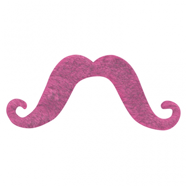Pink Handlebar Moustache Pk 1 Fake Moustaches Buy Online