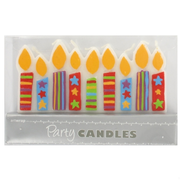 Birthday Candle Feature Party Candle Pk1 Artwrap