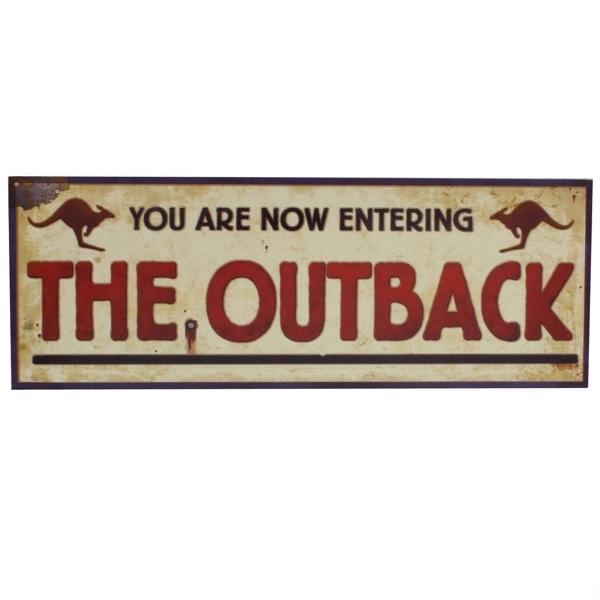 Australian Outback Sign Cutout 8x22 in Pk1 eBay