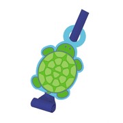 Turtle Party Blowout with Medallion - Mr Turtle Pk8 