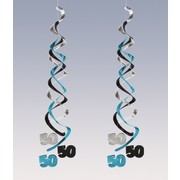 Decoration Deluxe Danglers Birthday 50 Pk2 