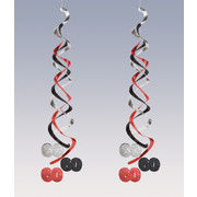 Decoration Deluxe Danglers Birthday 60 Pk2 