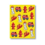 Fire Engine Party Stickers - Firefighter Pk4 