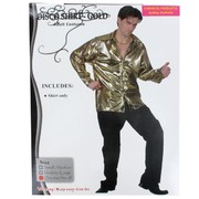 Costume Adult Disco Shirt Gold Pk1 