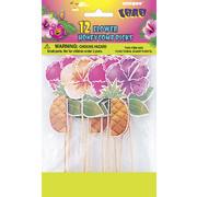 Luau Honeycomb Picks Pk12 