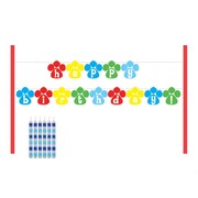 Puppy Dog Party Cake Banner Kit - Paw-ty Time! Pk1