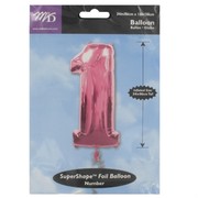 Balloon Foil Supershape Pink 1 Pk1 