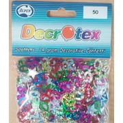 Multi 50 Confetti 25gms Pk 1 