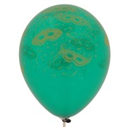 Latex Party Balloons - Mardi Gras Masks Pk5 