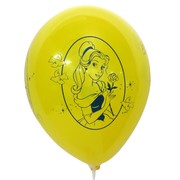 Disney Princess Party Balloons - All Over Print Latex Assorted Pk5 