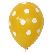 Balloons Latex Big Polka Dots Assorted Pk10 