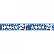 Banner Happy 21 Blue 2.6m Pk1 