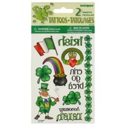 St Patrick's Day Party Tattoo Sheets Pk2 