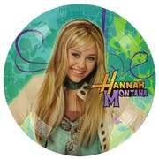 Hannah Montana Party Plates - Large 23cm Pk8 