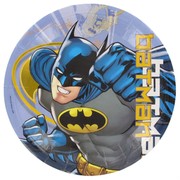 Batman Party Plates - Large 23cm Pk8 
