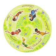 Tinkerbell Party Plates - Large 23cm Disney Fairies Pk8 