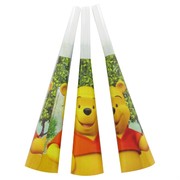 Pooh Party Blowers Pk8 