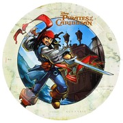 Pirates of the Caribbean Party Plates - Large 23cm Pk8 
