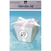 Favour Making Kit Elegant Silver Box Pk50
