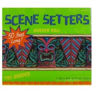 Decoration Scene Setter Border Roll Tiki Pk1 