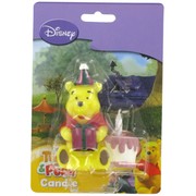 Pooh Party Candle - Winnie Pooh with Cake 3D Pk1 