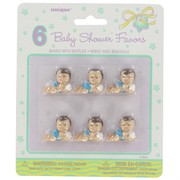 Baby Shower Favours - Babies with Blue Bottles Pk6 
