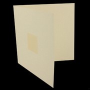 Card 150x150 DIY Window Curious Metallic White Gold Pk20 