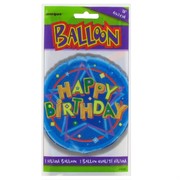 Balloon Foil 18in Dazzling Birthday Pk1 