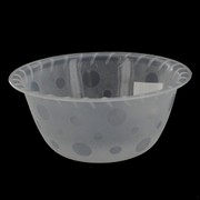 Frosted Plastic Bowl - Small 14cm Pk1 