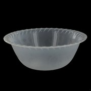Frosted Plastic Bowl - Medium 22cm Pk1 