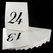 Number Table Place Cards 13 - 24  Pk12 