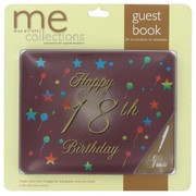 Keepsake Book 18 Birthday Burgundy Pk1 