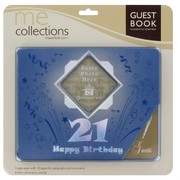 Window Keepsake Book 21 Birthday Blue Pk1 