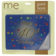 Keepsake Book 40 Birthday Blue Pk1 