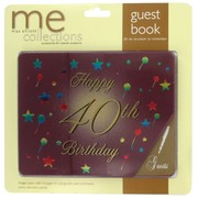 Keepsake Book 40 Birthday Burg Pk1 