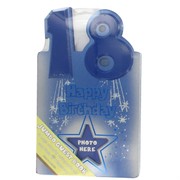 Keepsake Book Jumbo 18 Birthday Blue Pk1 