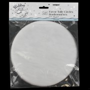 Wedding Favor Tulle Circles Pk25 