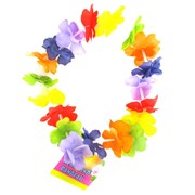 Headband Luau Party Rainbow Flower Pk1 