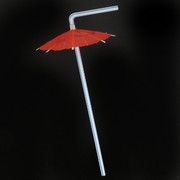 Straws Luau Umbrella Pk25 
