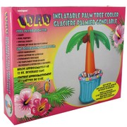 Inflatable Palm Tree Cooler Holds 60 Cans Pk1 