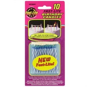 Candles Fast-Lite Blue Pk10 