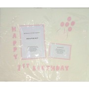 Signature Mat My 1st Birthday Soft Pink Pk1 