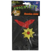 Dracula Pendant on Red Ribbon Pk1 