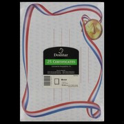A4 Sheet Medal Certificate Pk25 