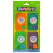 Party Favours - Circle Designers Pk 4 