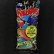 Balloons Metallic 25cm Mixed Pk30 