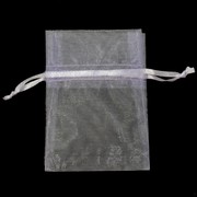 Bags Organza Lavender 10x7.5cm Pk10 