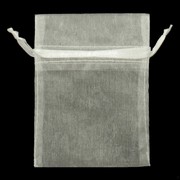 White Organza Bags 10x7.5cm Pk10 